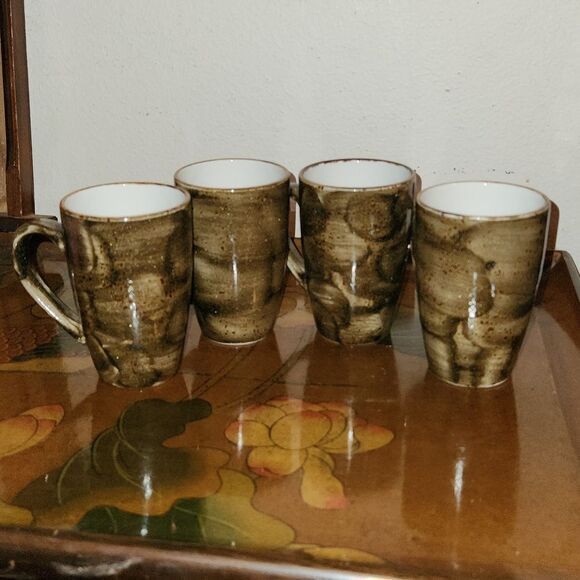 Steelite Craft Brown 10oz. Quench Mug Set of 4 NWOT 2014 - Picture 4 of 5